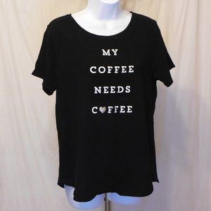 Old Navy Black T-Shirt Large EUC